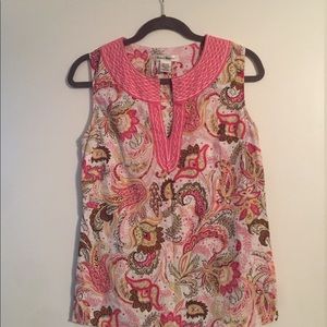 Susan Bristol sleeveless blouse